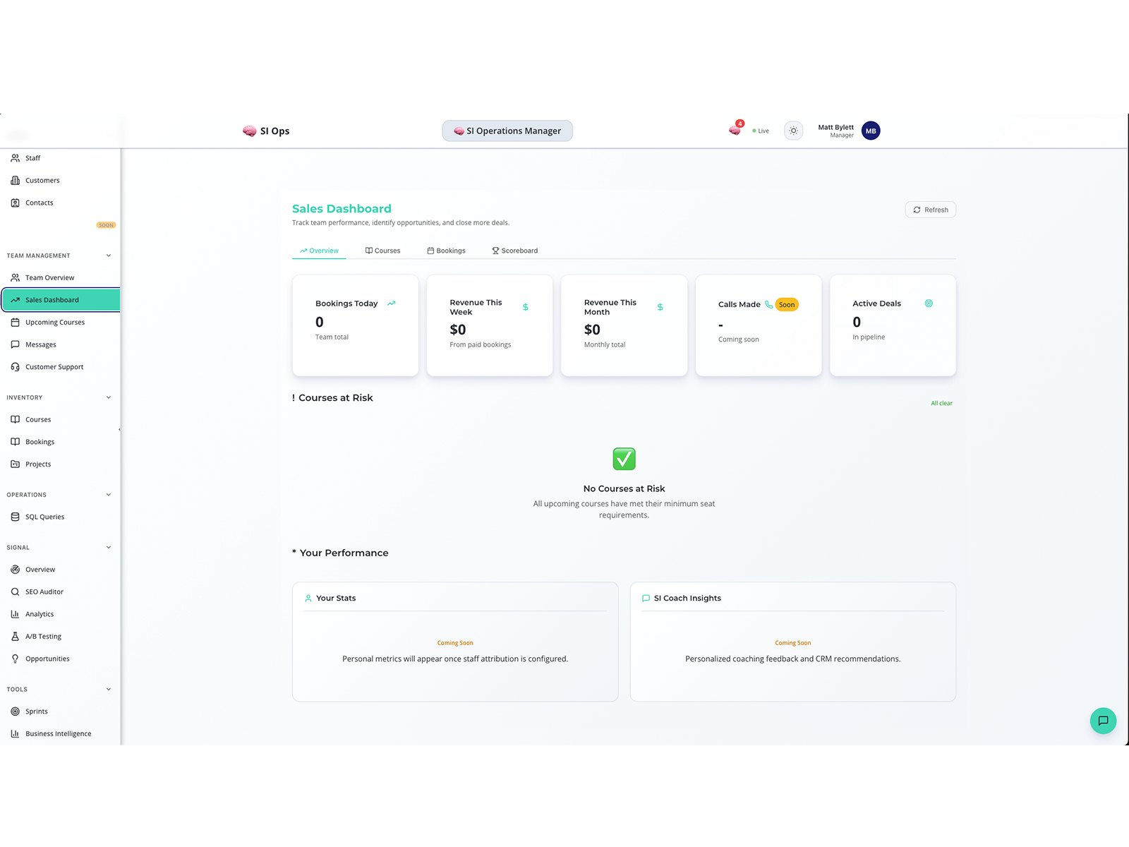 Recommendation feed with each item ranked by estimated impact